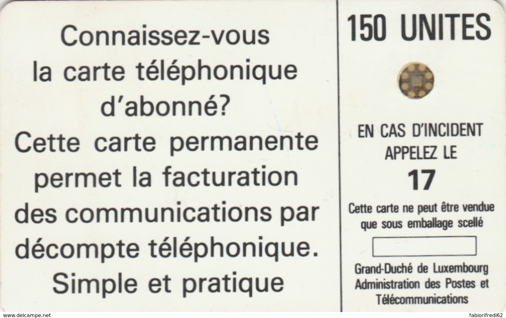 PHONE CARD LUSSEMBURGO (E51.19.4 - Luxemburg