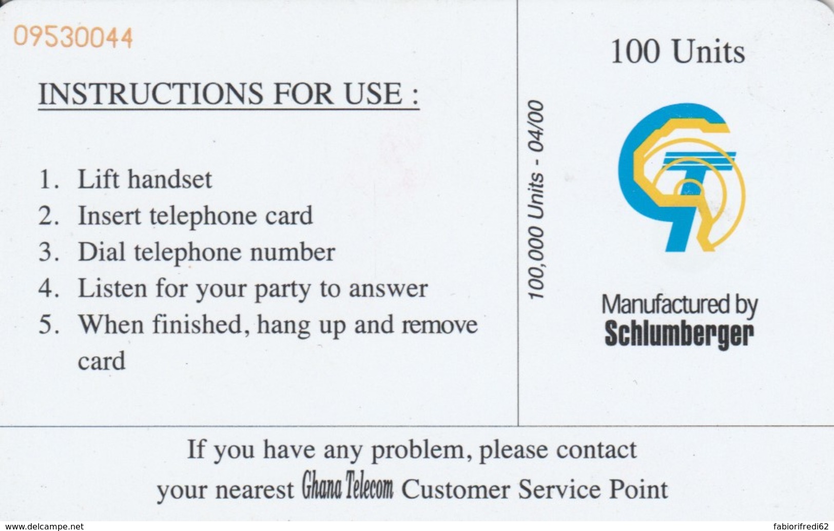 PHONE CARD GHANA (E51.27.5 - Ghana