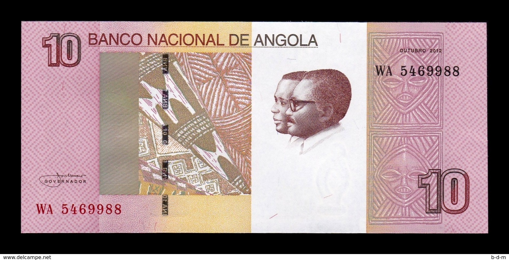 Angola 10 Kwanzas 2012 (2017) Pick 151B SC UNC - Angola