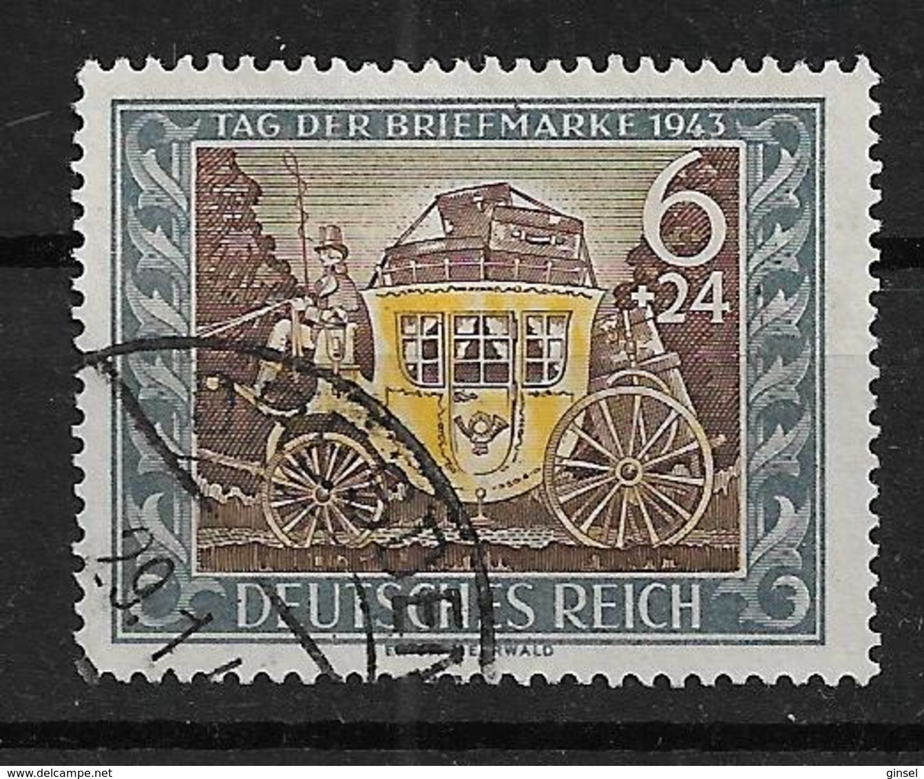 Deutsches Reich  828 O - Oblitérés