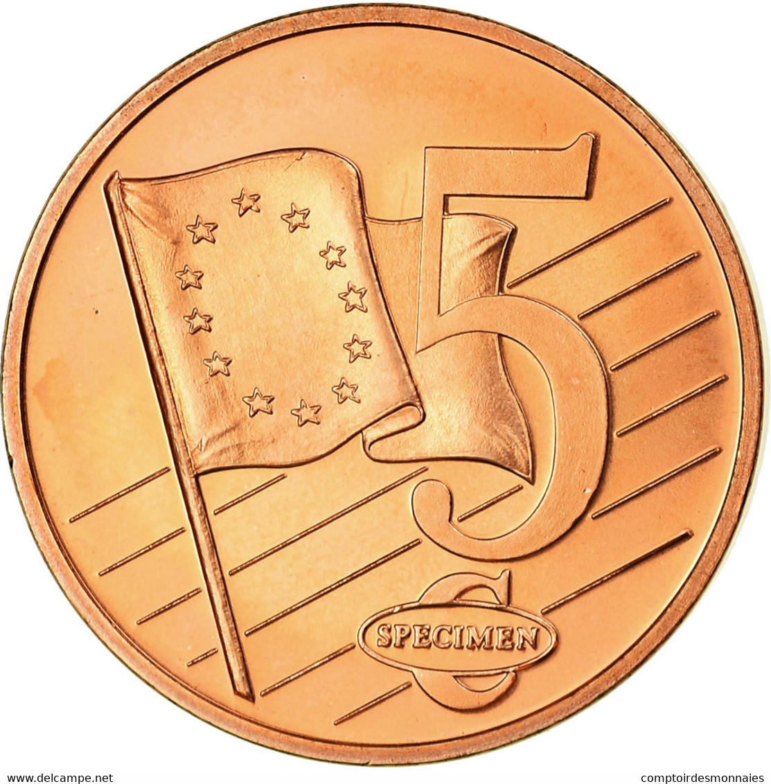 Hongrie, Fantasy Euro Patterns, 5 Euro Cent, 2003, FDC, Cuivre - Essais Privés / Non-officiels