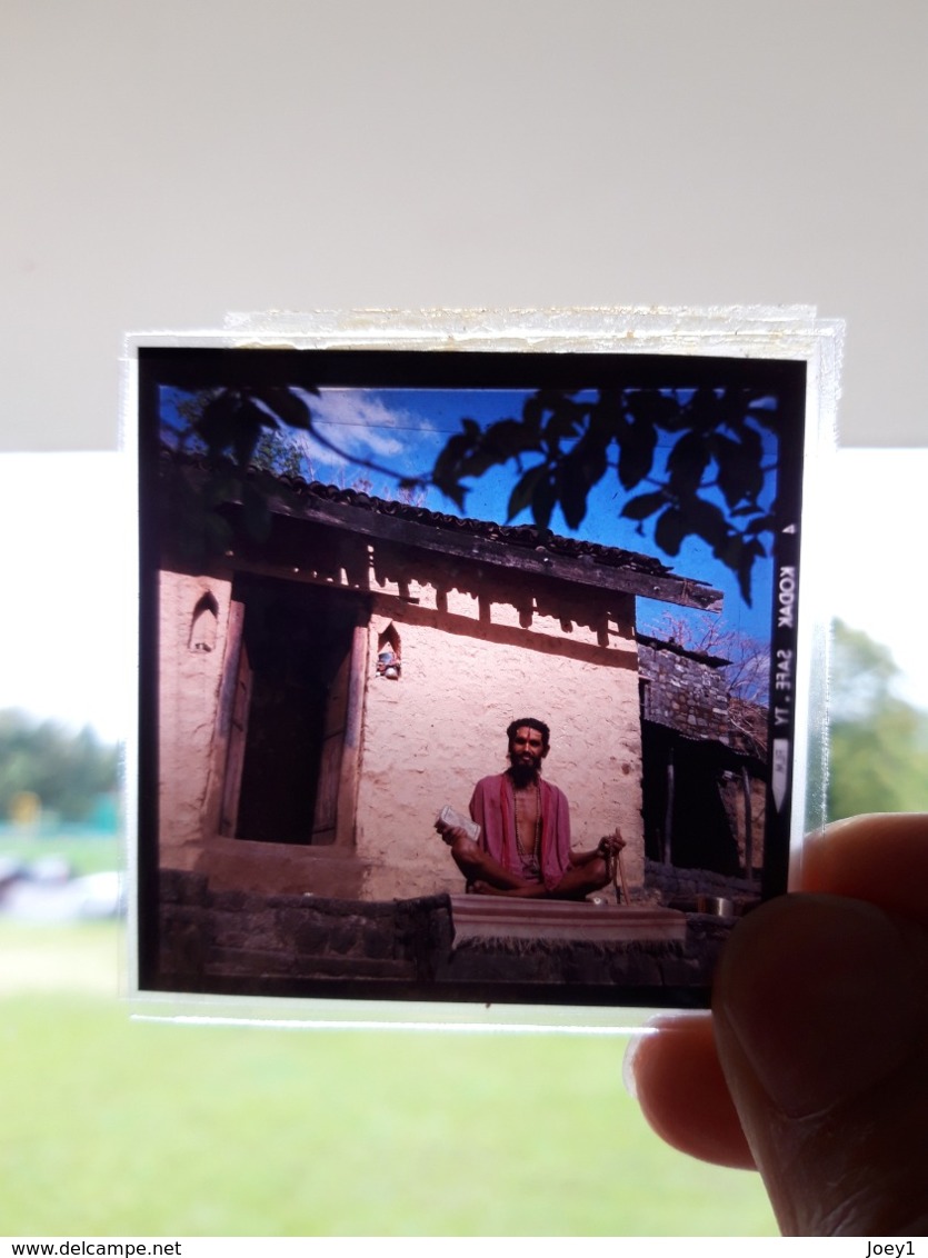 Ekta Original Du Photographe Jean Louis Nou,prix Niepce 1975,spécialiste De L Inde - Dias