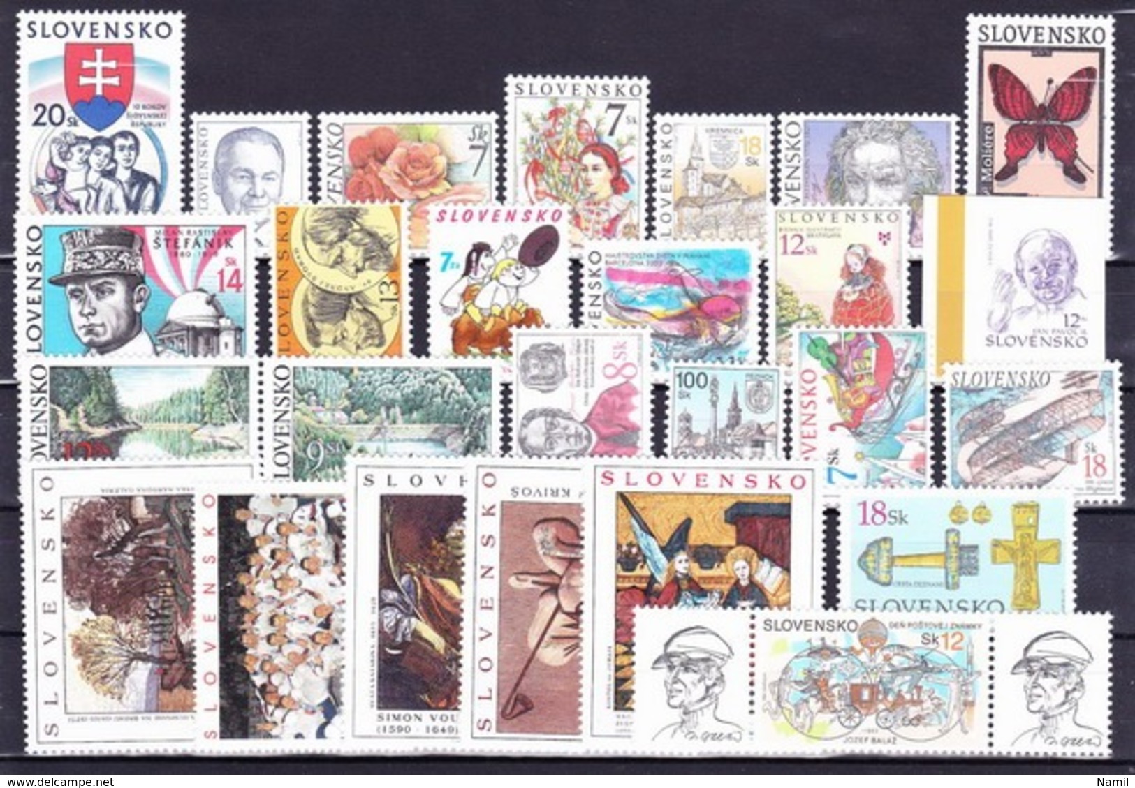 ** Slovaquie 2003 Mi 444-475, (MNH) L'année Complete - Komplette Jahrgänge