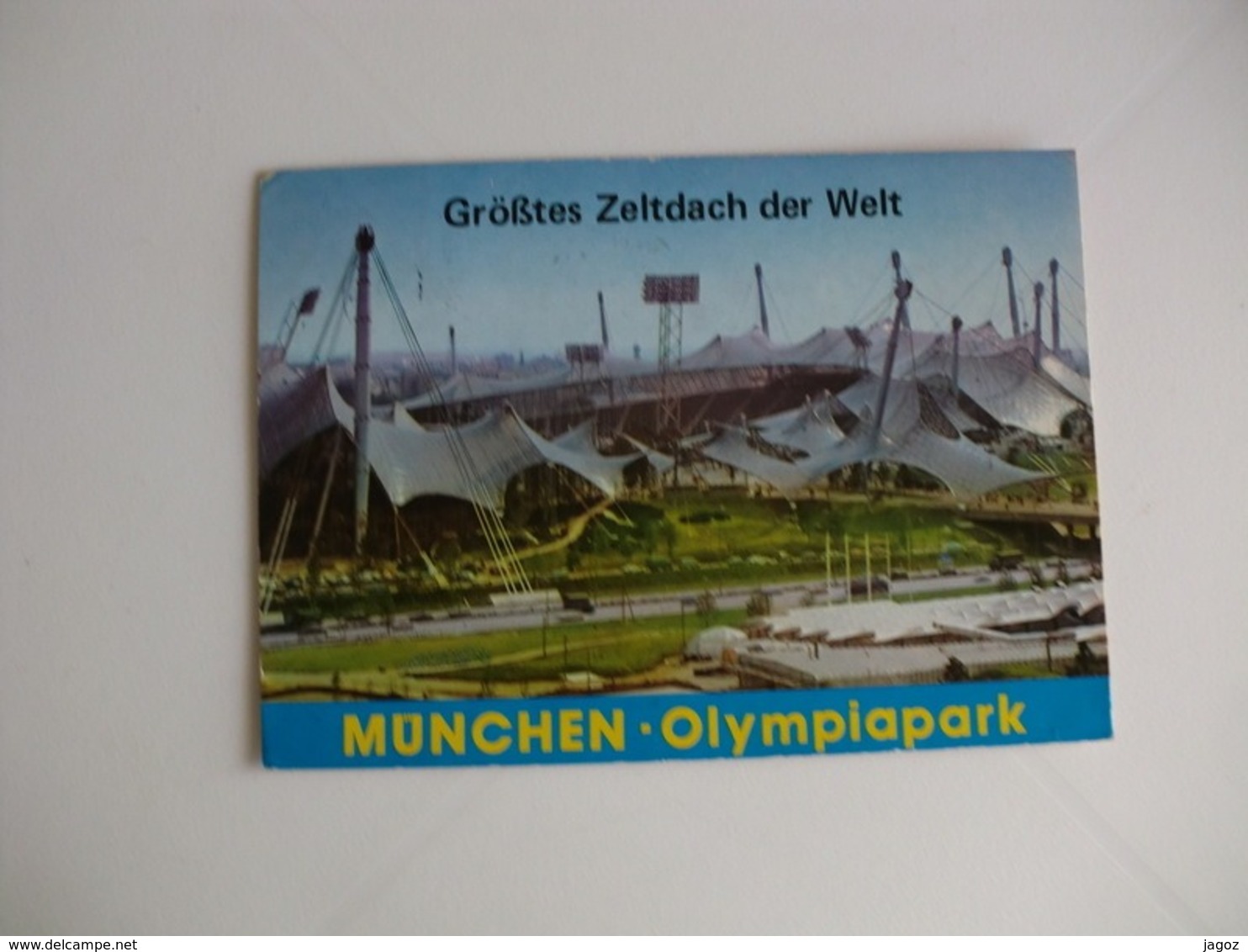 Postcard Postal Germany München Munich Olympic Park Sports Hall And Olympia Stadium - Muenchen