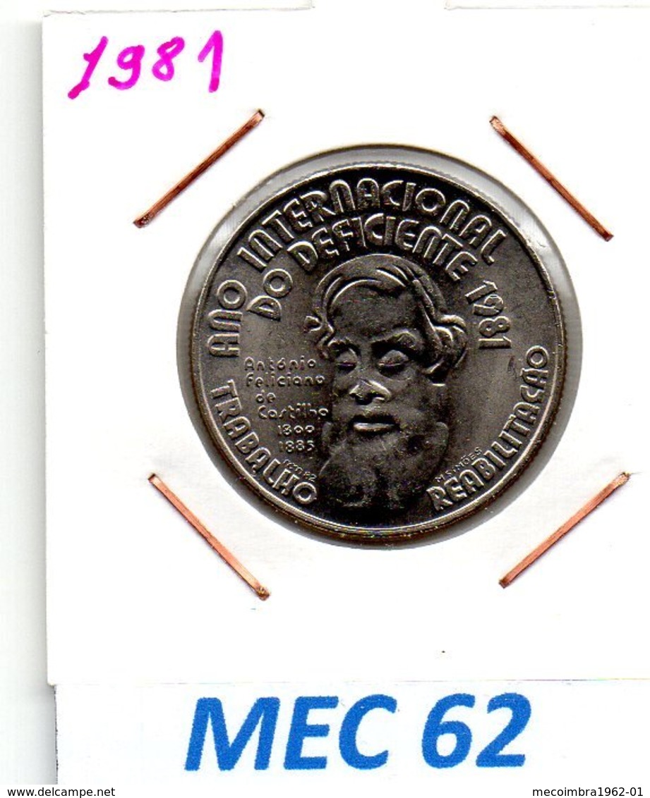 MEC 62 * 25 Escudos 1981 Ano Internacional Do Deficiente * Portugal - Portugal