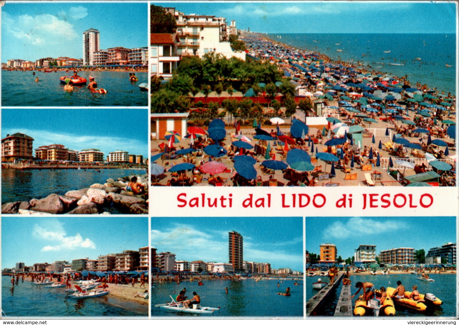 ! Moderne Ansichtskarte Saluti Dal Lido Di Jesolo, 1972, Italien, Italy - Other & Unclassified