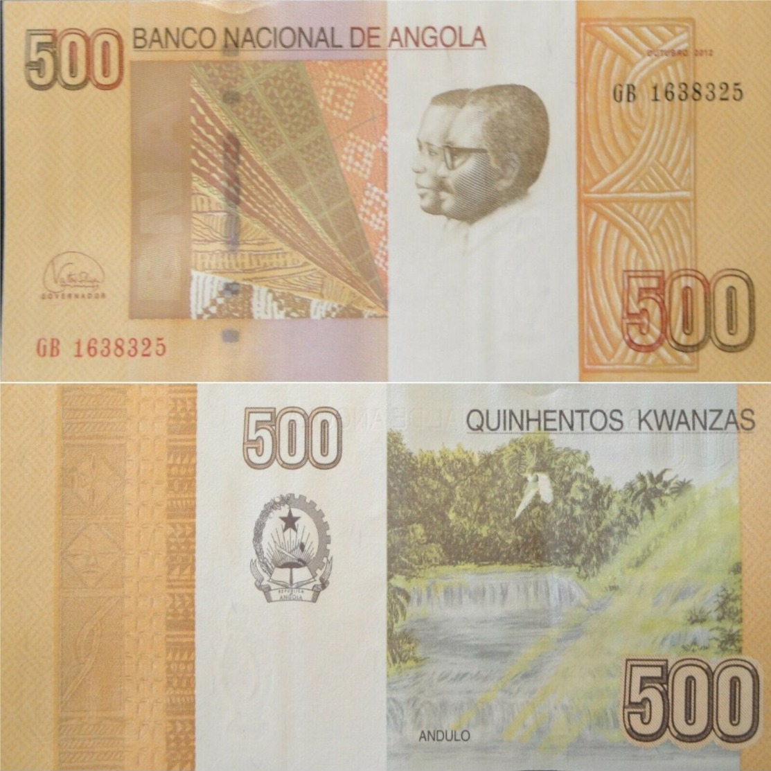 Angola 500 Kwanzas 2012(2017) P - 155 UNC - Angola