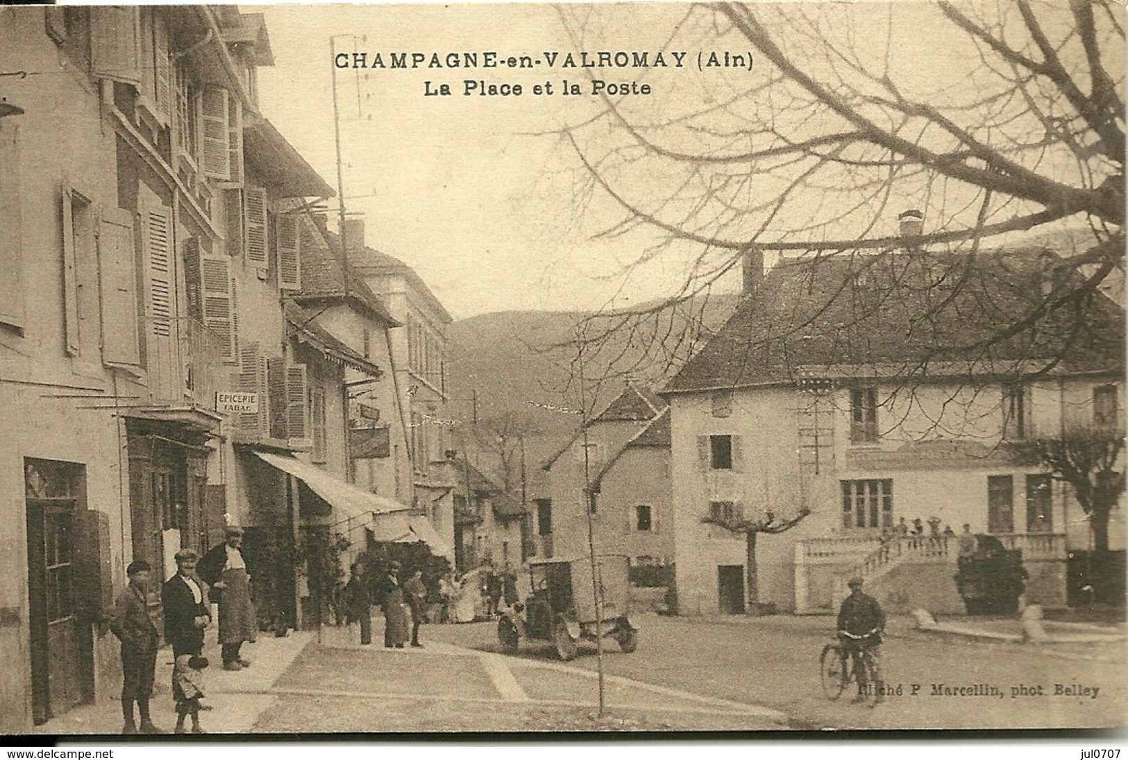 Carte Postale De Champagne En Valromey  De 1933,animée - Non Classés