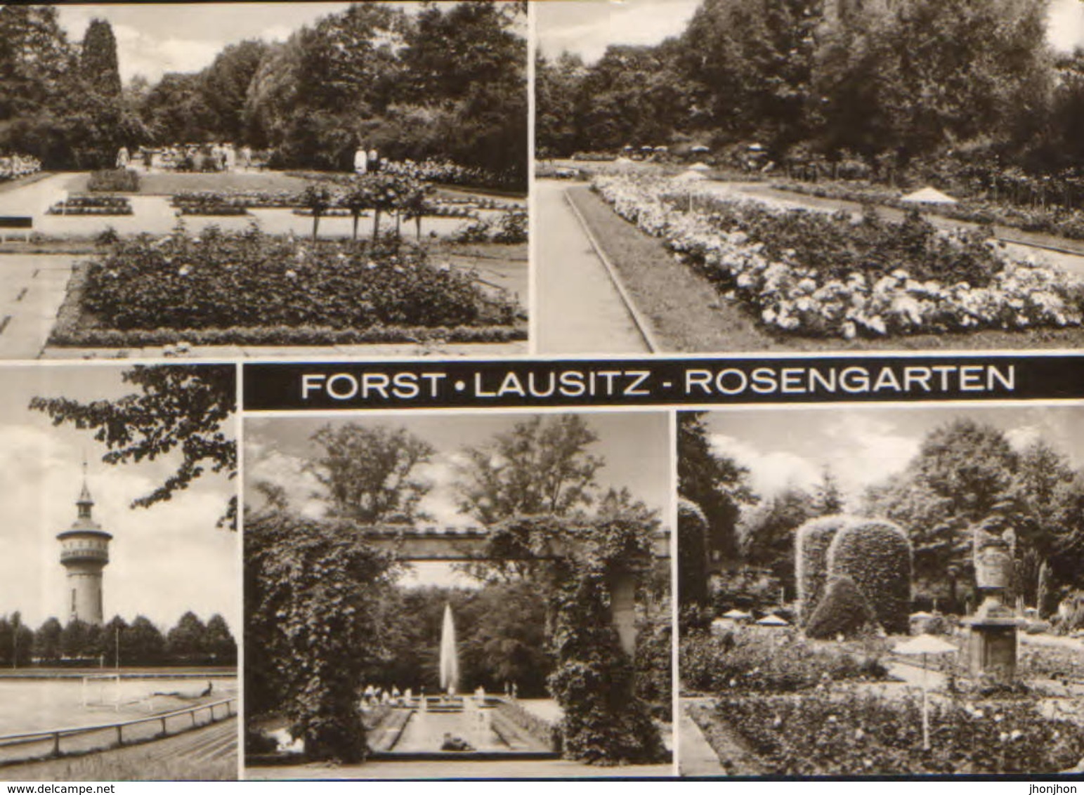 Germany - Postcard Used 1971 - Forst (Lausitz) - Images From The City -2/scans - Forst