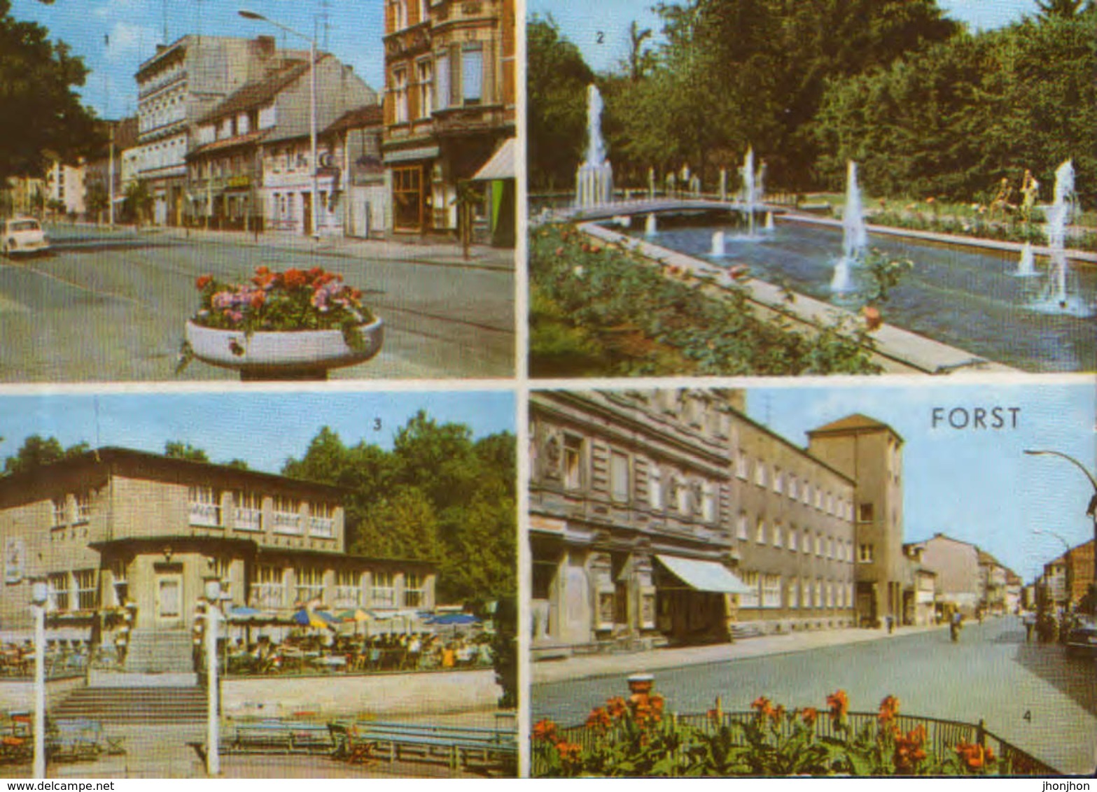 Germany - Postcard Used 1971 - Forst (Lausitz) - Images From The City -2/scans - Forst