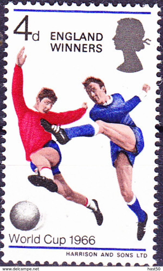 Großbritannien Great Britain Grande-Bretagne - Fußball-WM Sieger England (MiNr: 429x) 1966 - Postfrisch MNH - Neufs