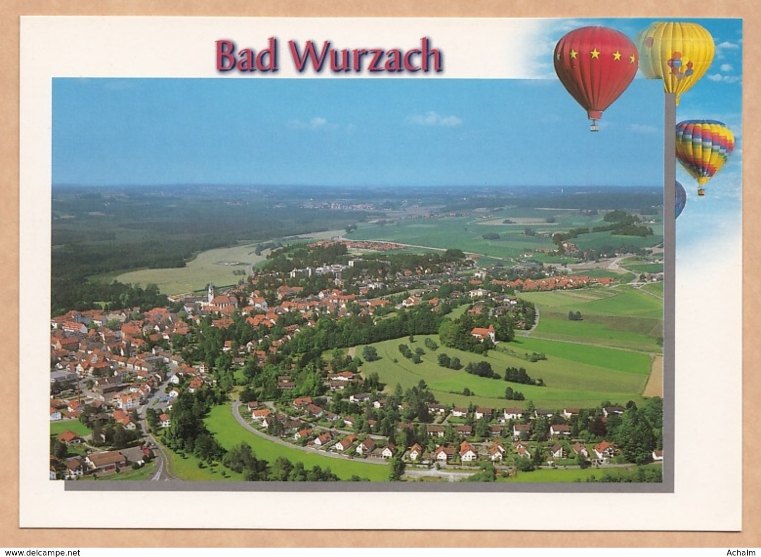Bad Wurzach Im Oberschwäbischen Allgäu - Luftaufnahme - Bad Wurzach