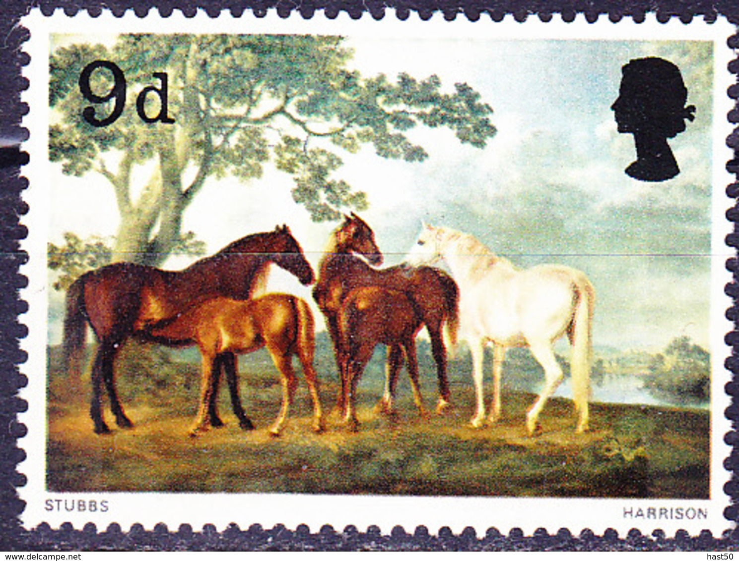 Großbritannien Great Britain Grande-Bretagne - Stuten Und Fohlen Von George Stubbs (MiNr: 467) 1967 - Postfrisch MNH - Unused Stamps