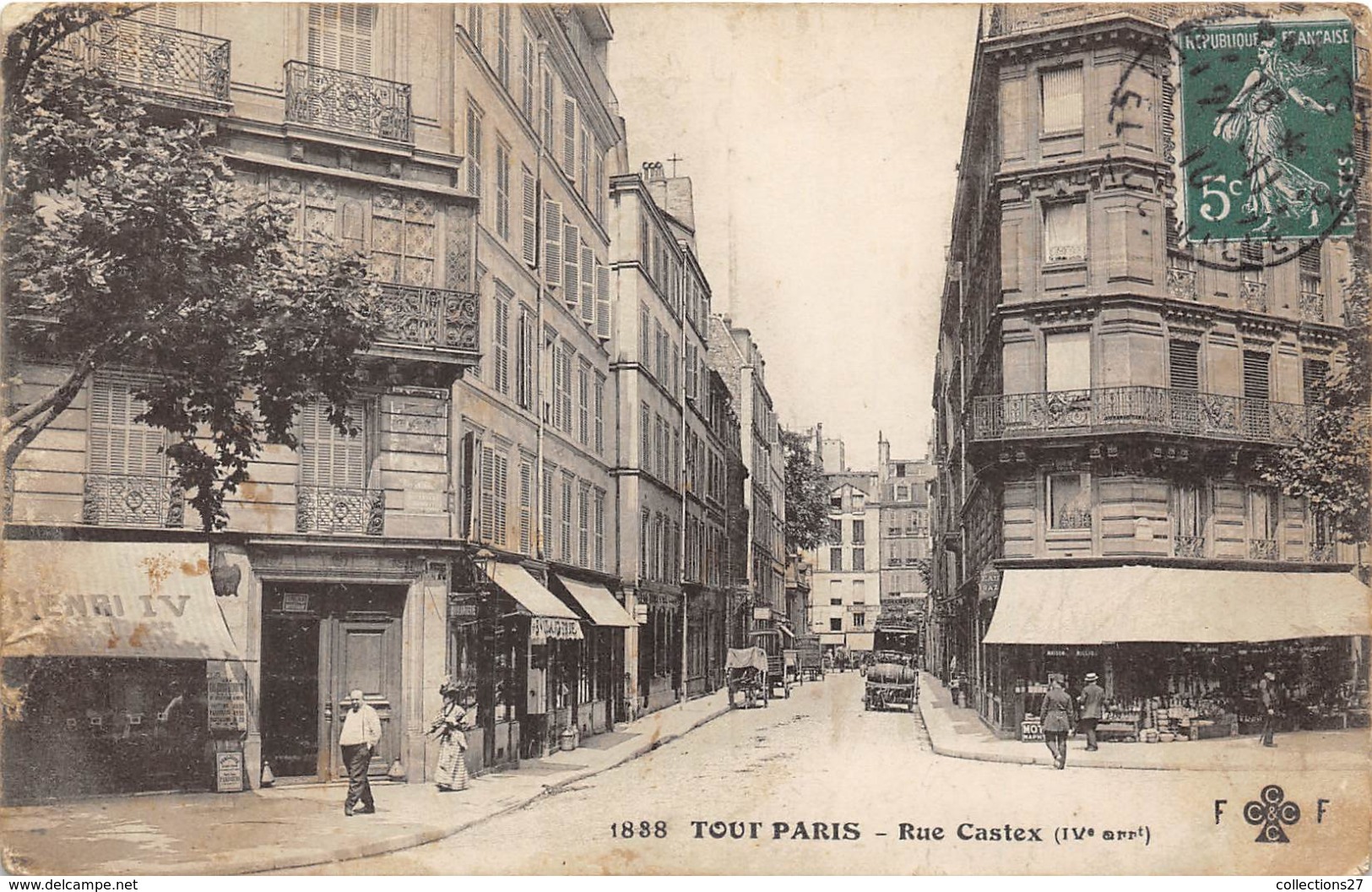 75004-PARIS- RUE CASTEX- TOUT PARIS - Arrondissement: 04