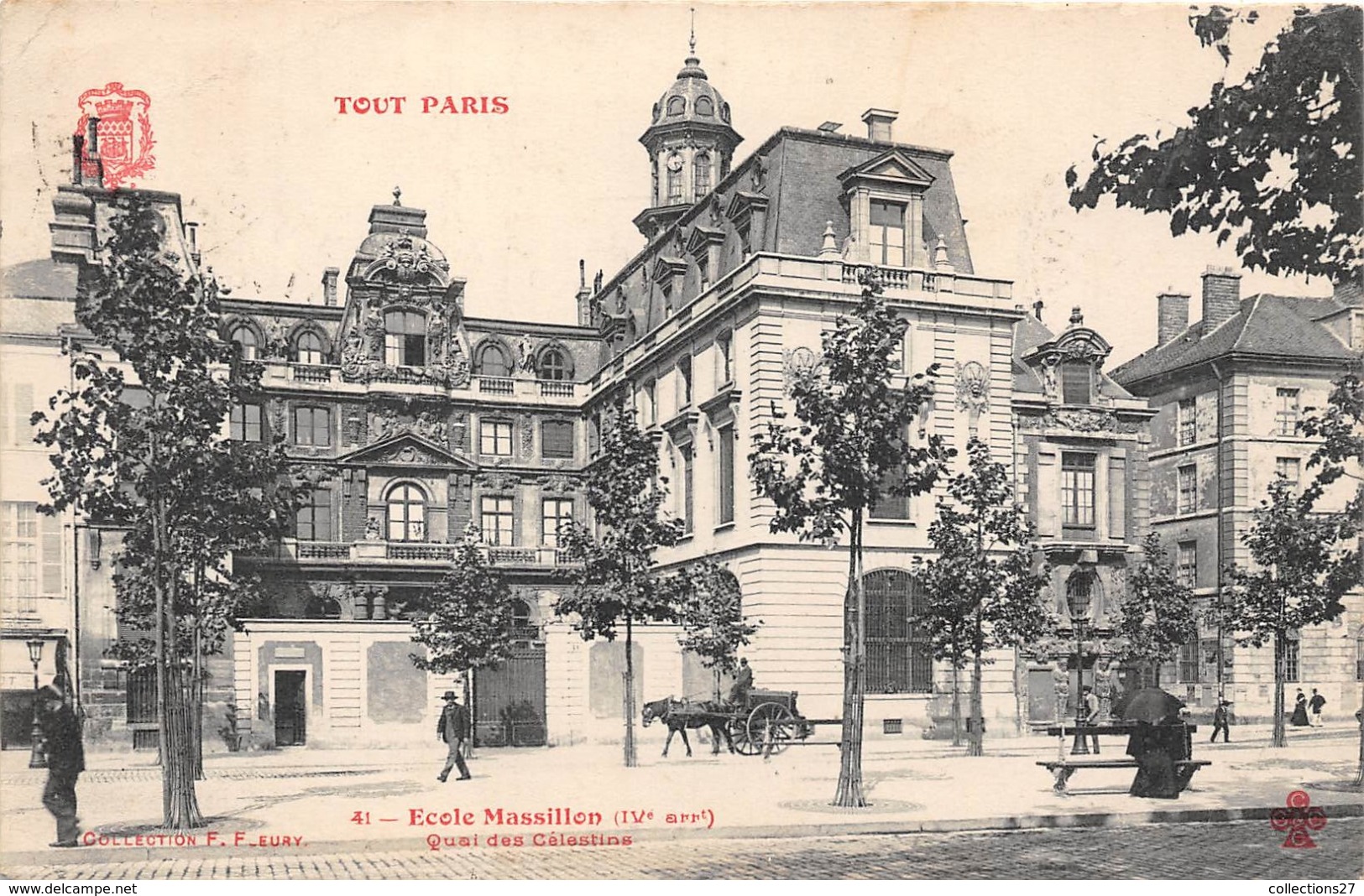 75004-PARIS-ECOLE MASSILON- QUAI DES CELESTINS - TOUT PARIS - Arrondissement: 04