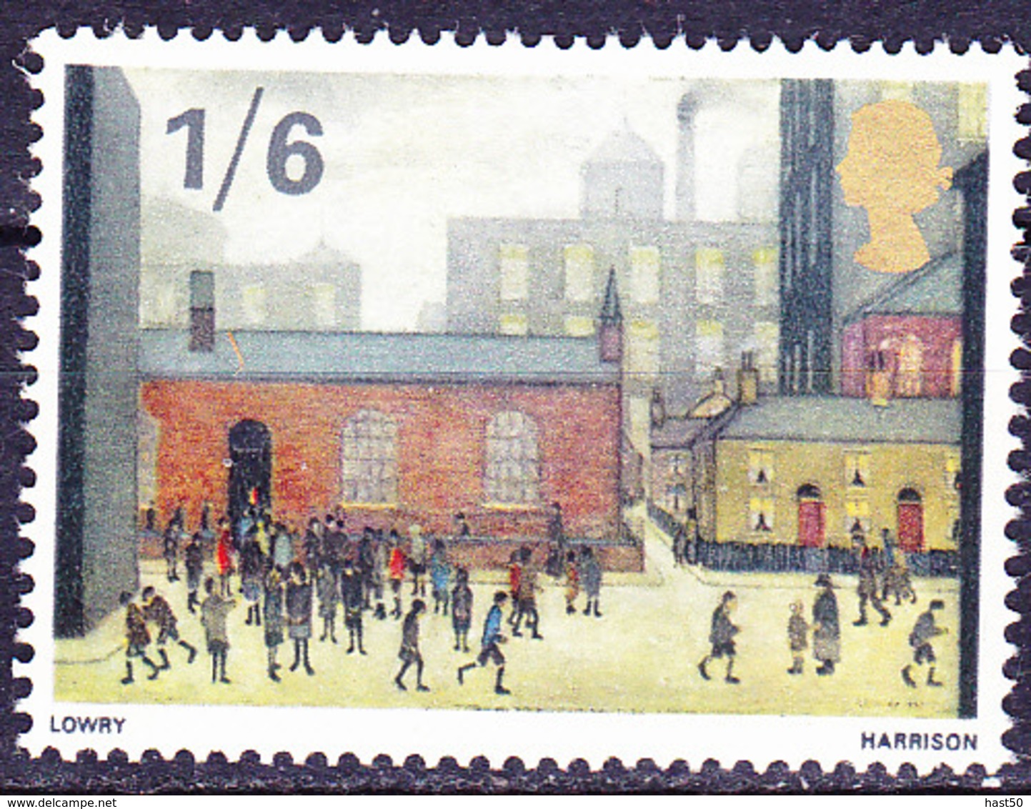 Großbritannien Great Britain Grande-Bretagne - Kinder Kommen Aus Schule Von L. Lowry (MiNr: 468) 1967 - Postfrisch MNH - Unused Stamps