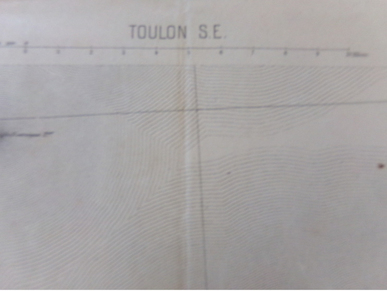 Carte Toulon  Port Gros Levant 1889 - Cartes Marines