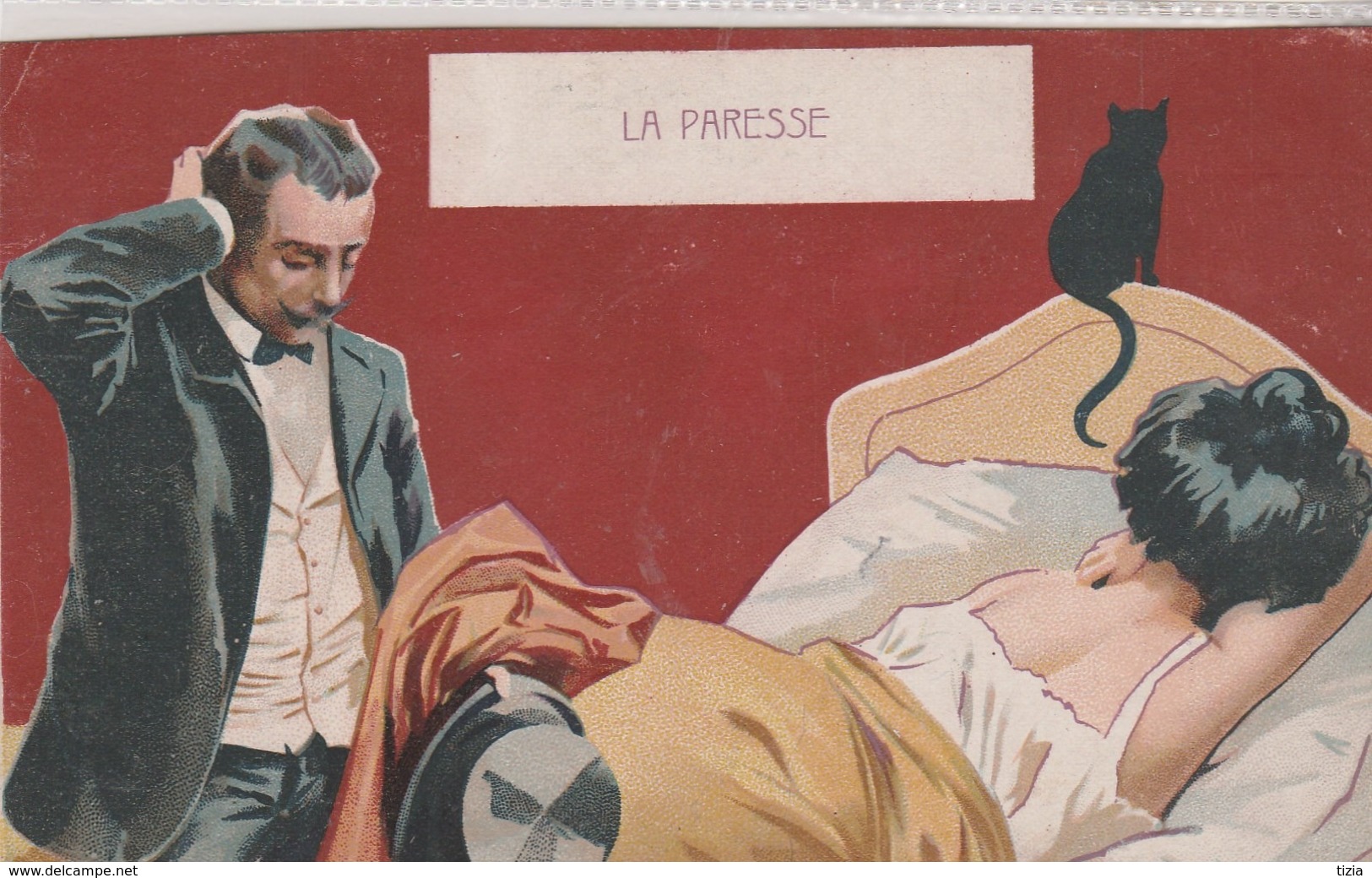 Art Nouveau --La Paresse. - 1900-1949