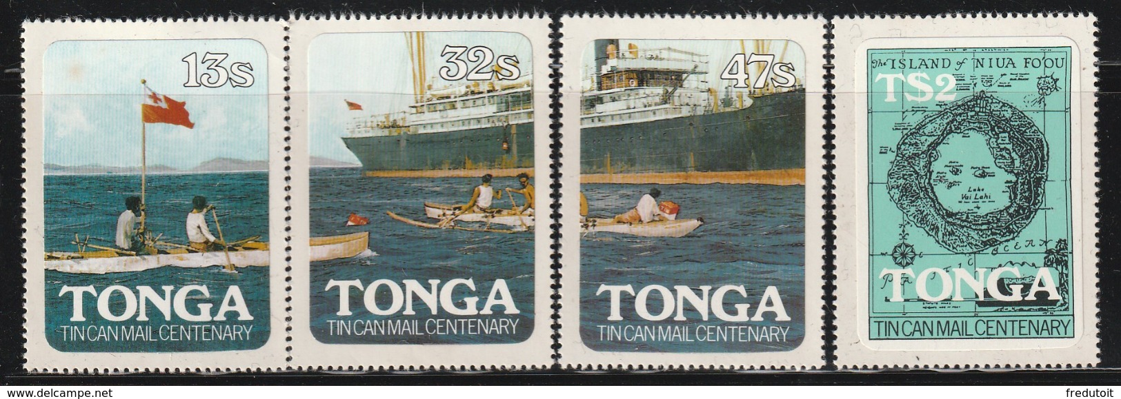 TONGA - N°511/4 **(1982) - Tonga (1970-...)