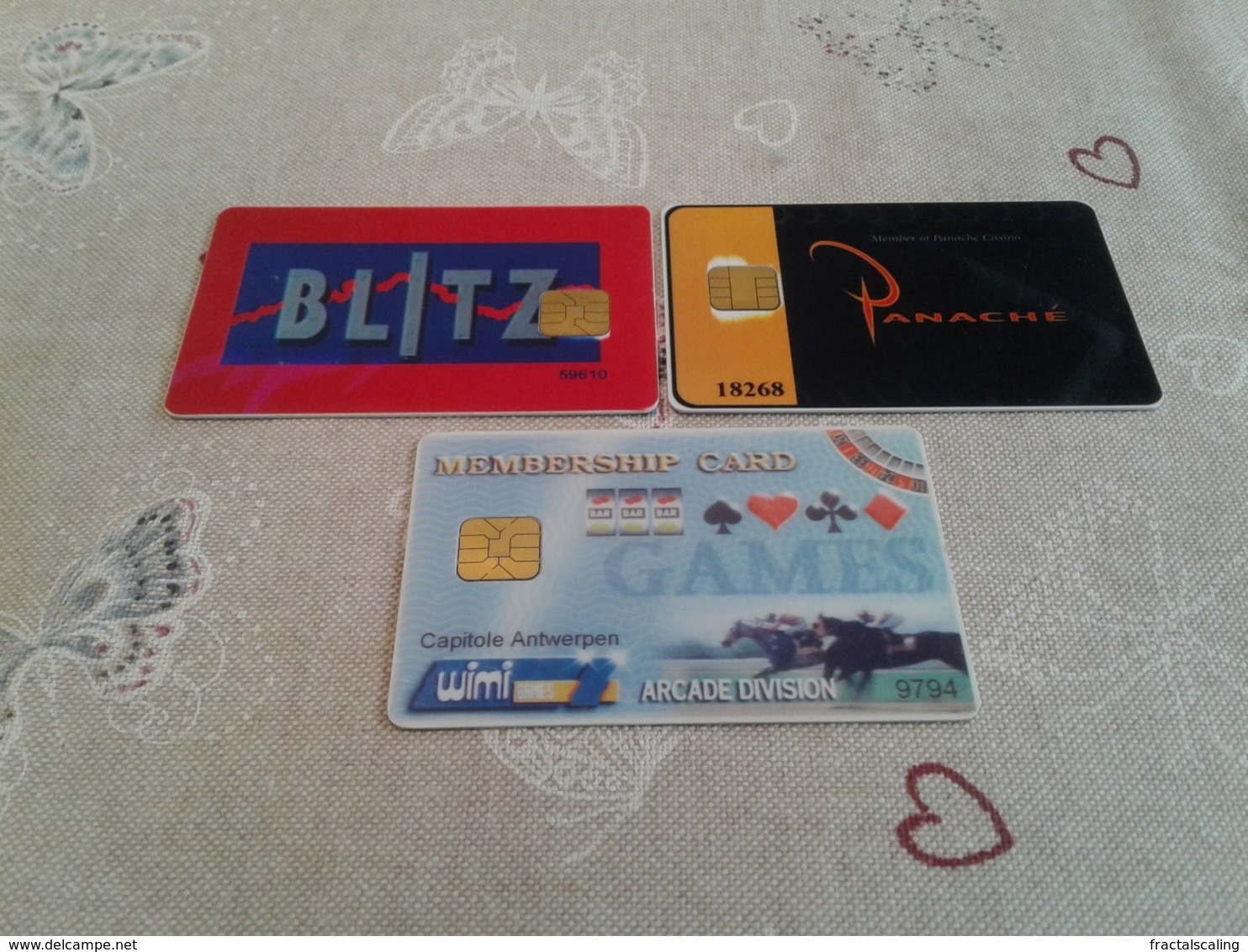 Belgium - 3 Casino Chipcards - [2] Prepaid & Refill Cards