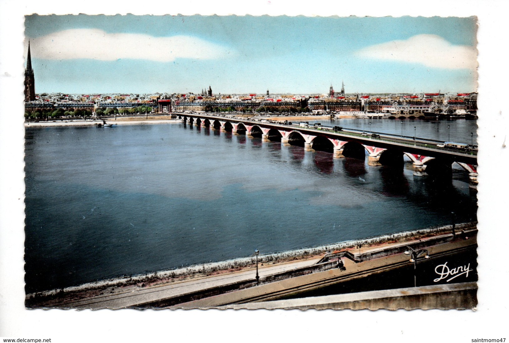 33 - BORDEAUX . LE PONT DE PIERRE ET VUE GÉNÉRALE - Réf. N°9957 - - Bordeaux