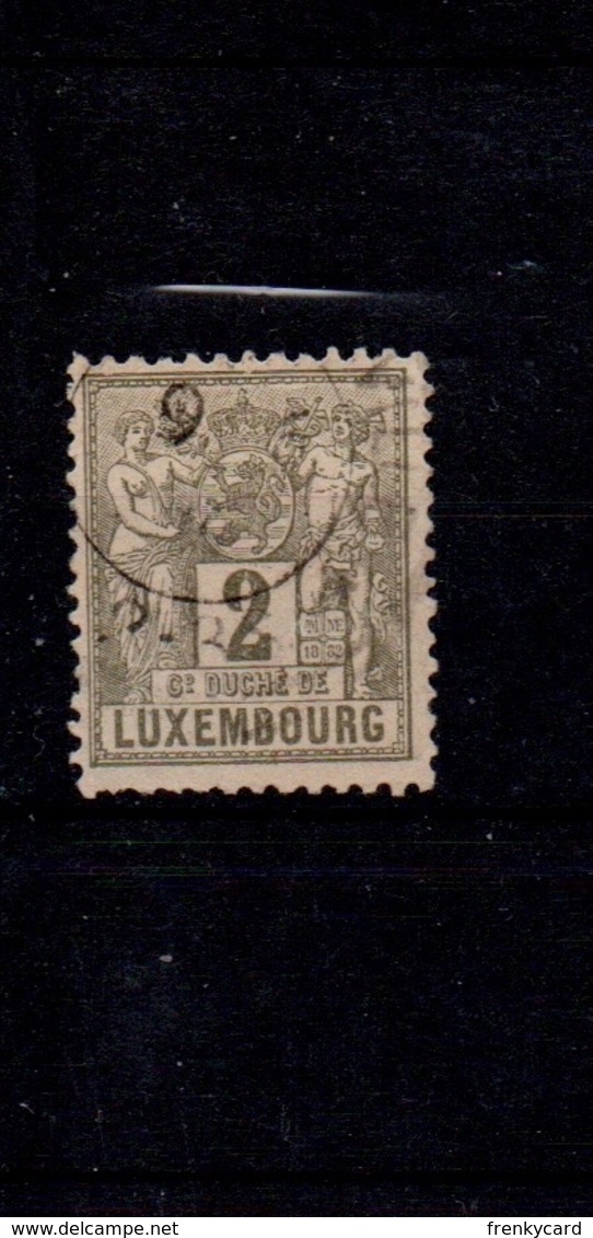 Luxemburg Used 2 Cent. 1880\1916 - 1882 Allégorie