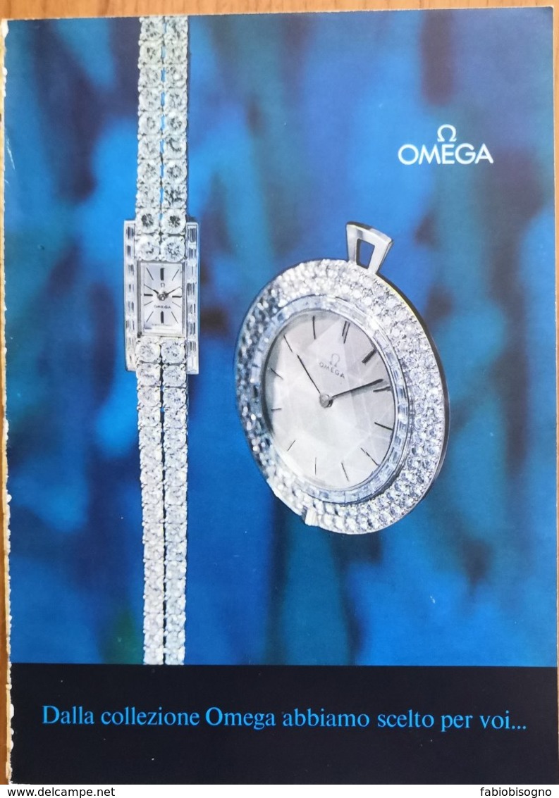 1963 - Orologi OMEGA (listino Con Prezzi Di 8 Pag. Fronte/retro) - Inserto Pubblicitario Cm. 13x18 - Designeruhren