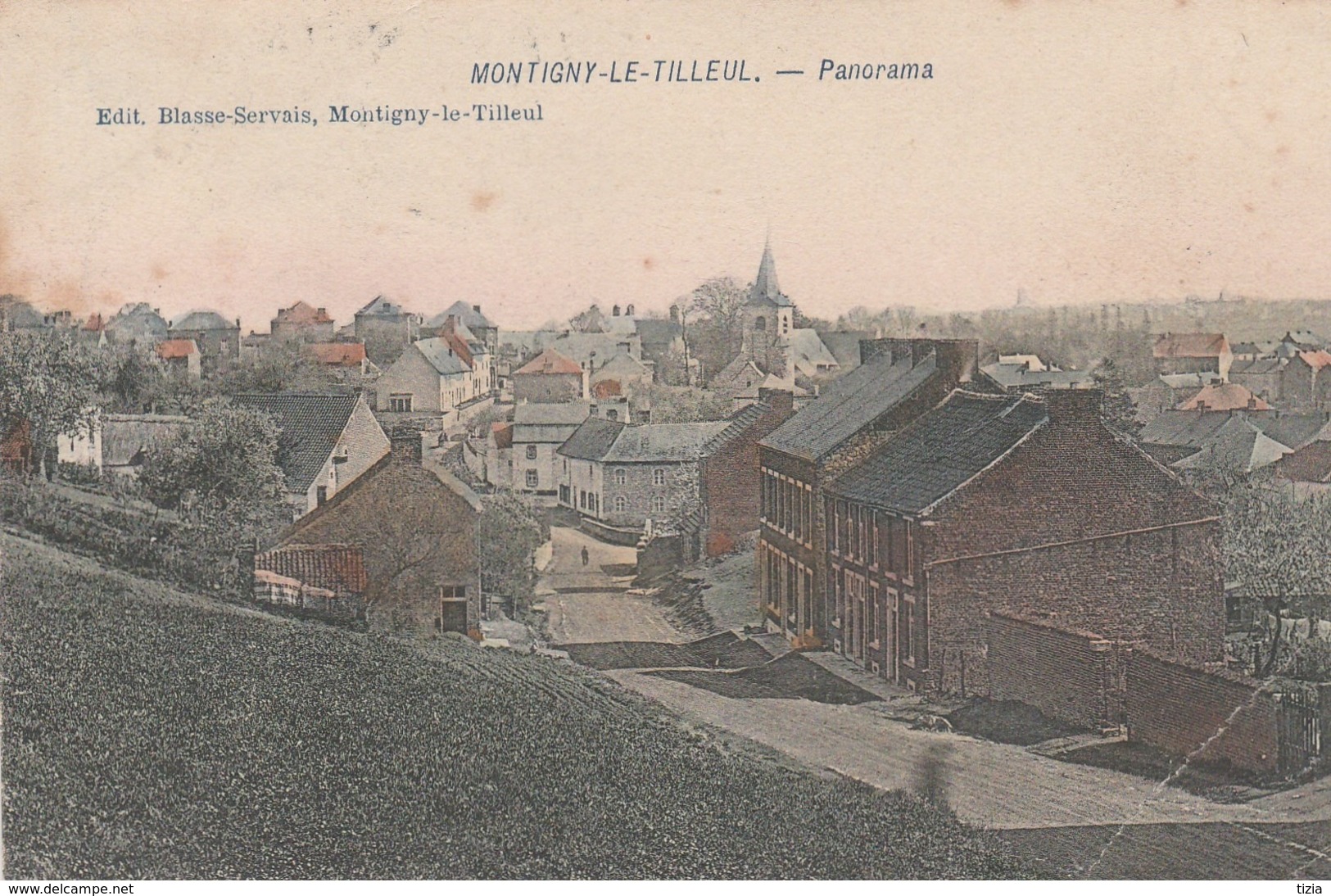 Montigny-Le-Tilleul. Panorama. Scan - Montigny-le-Tilleul