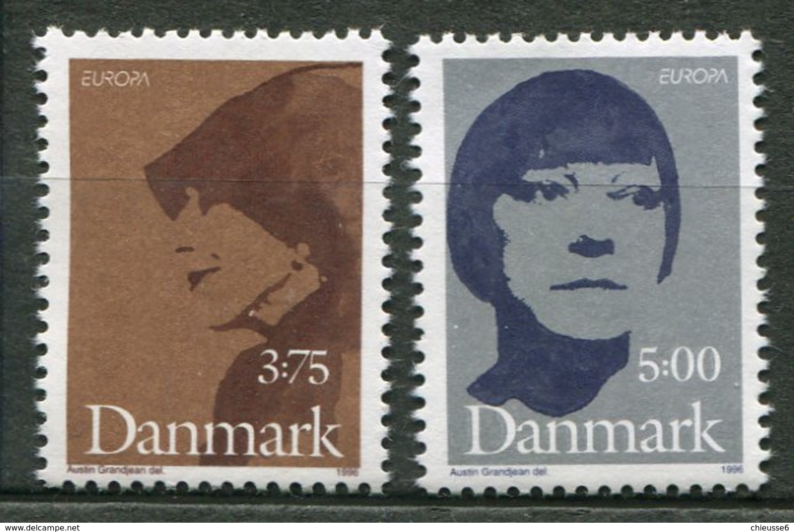 Danemark ** N° 1118/19 - Femme Célèbre - Europa 96 - 1996