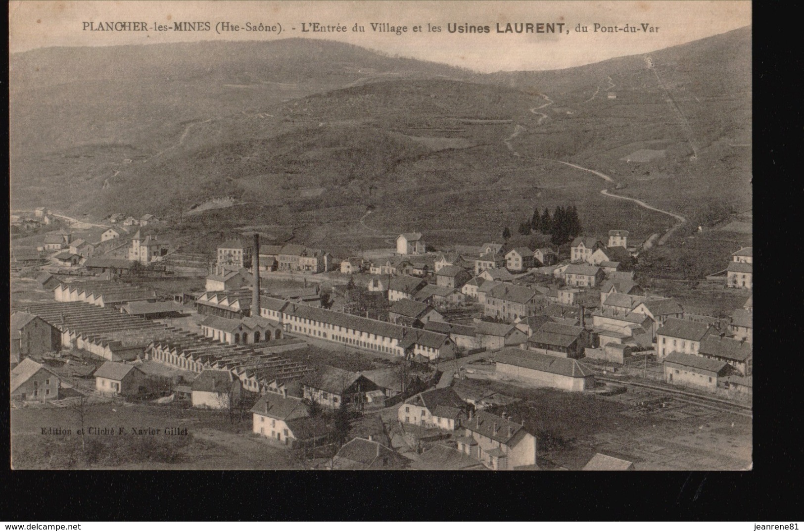 70/024.....PLANCHER LES MINES ...USINES LAURENT - Autres & Non Classés