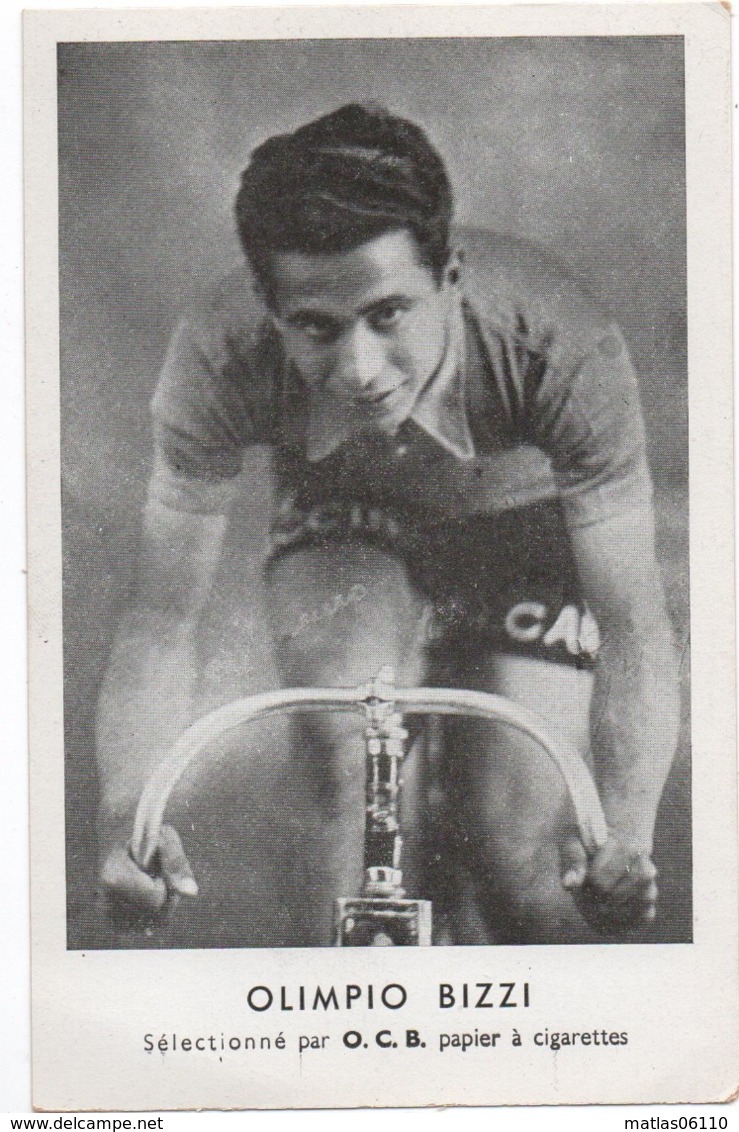 SPORT - Cyclisme - Olimpio  BIZZI    -carte Pub.  O.C.B.   Voir Scans   -  C P A - Cycling