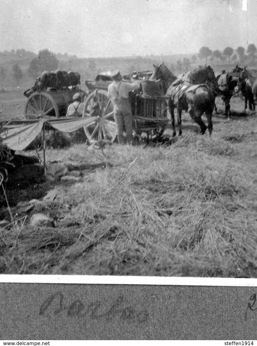 (1914-1918) 12 PHOTOs allemande-France-KB.Fuss Art.Nr.1-Barbas Meurthe  Moselle Stellungen Geschütze