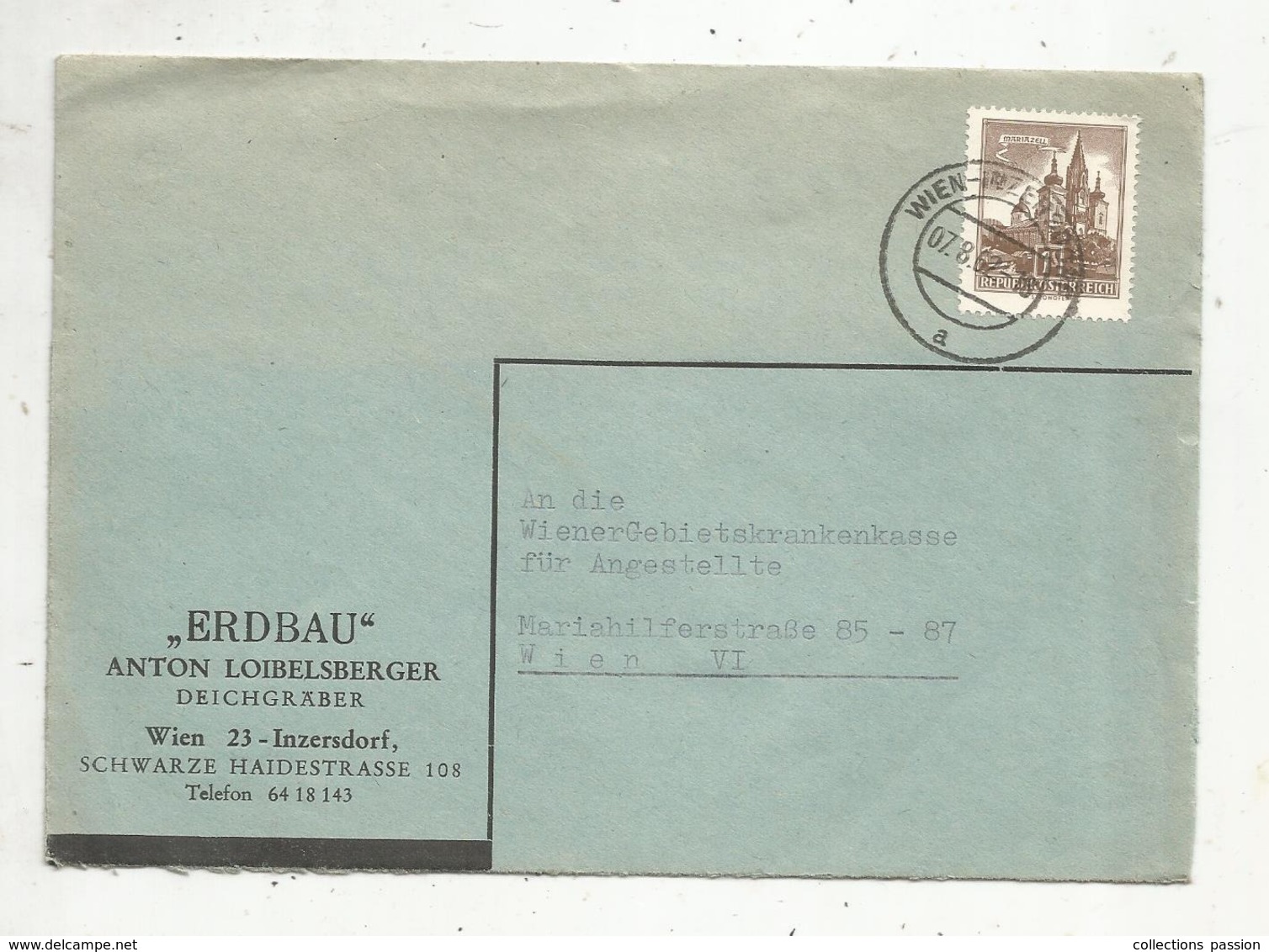 Entier Postal , Autriche,  WIEN INZERSDORF A, 1962 - Maschinenstempel (EMA)