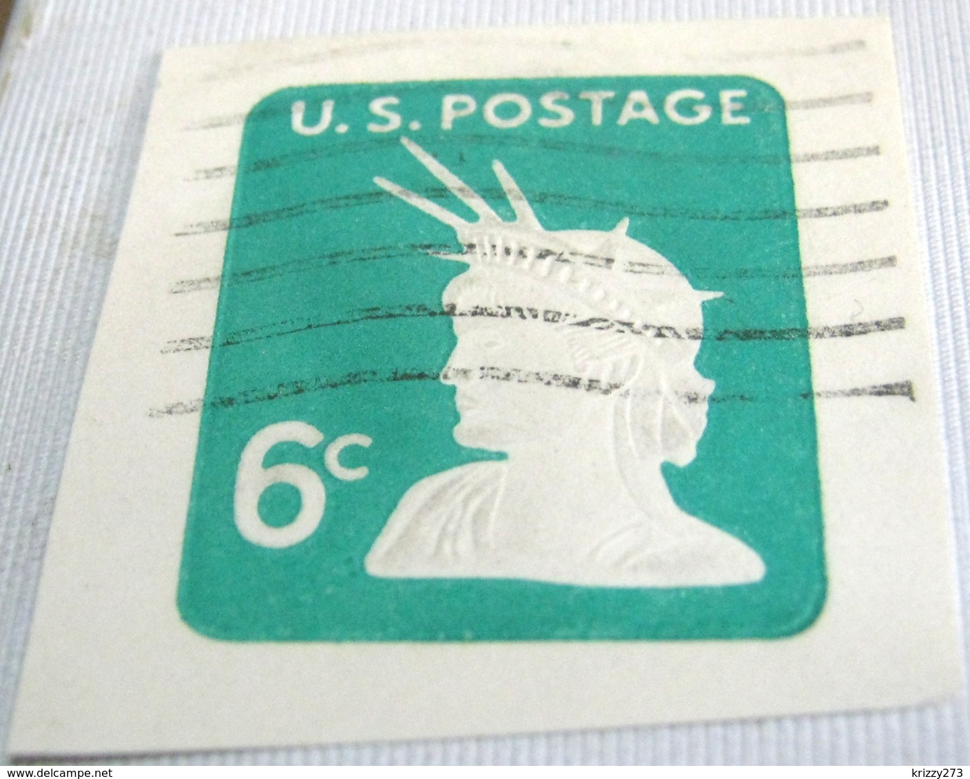 United States Liberty 6c Stationery Fragment - Used - Autres & Non Classés