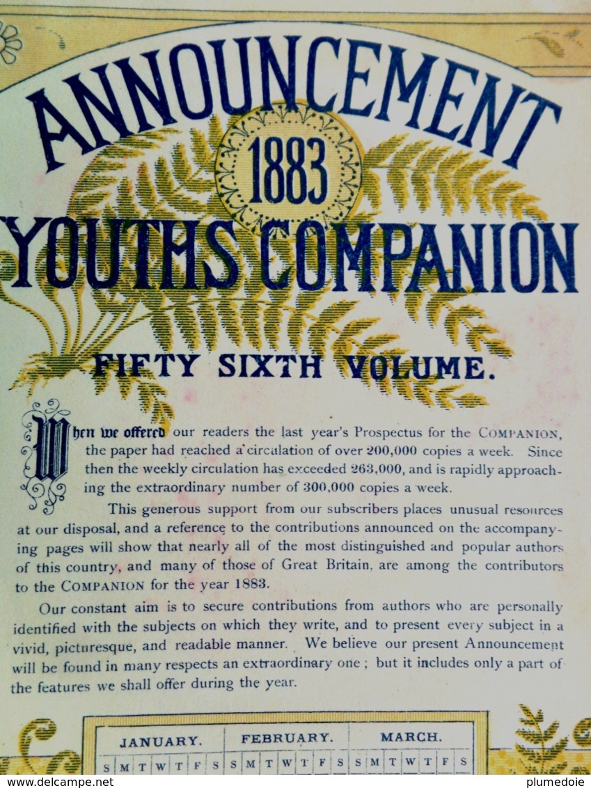 lot de 4 CHROMOS CALENDRIER  1883 , FLEURS et PETITES FILLES , 4 advertising CARDS w CALENDAR , GIRLS & FLOWERS ,YOUTHS