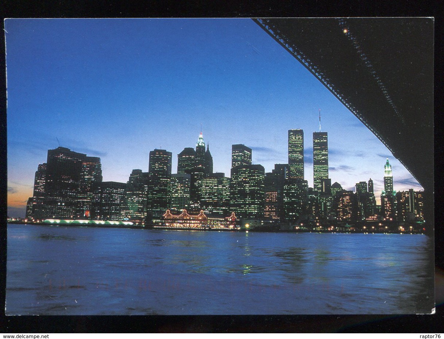 CPM Etats Unis NEW YORK CITY The World Trade Center The Brooklyn Bridge Spans The East River - World Trade Center