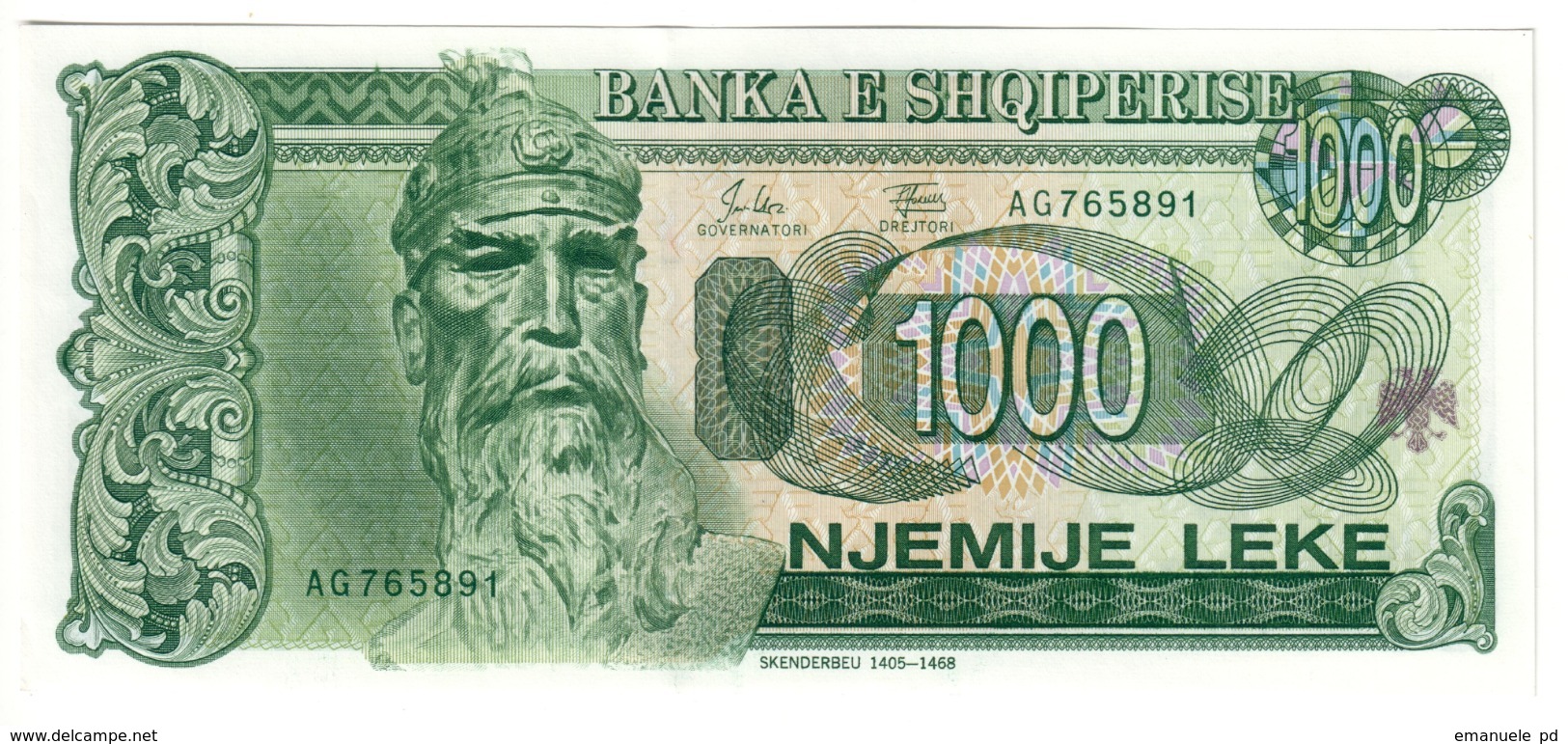 ALBANIA	1000	LEKE	1994	P58	UNC			.CV. - Albanië