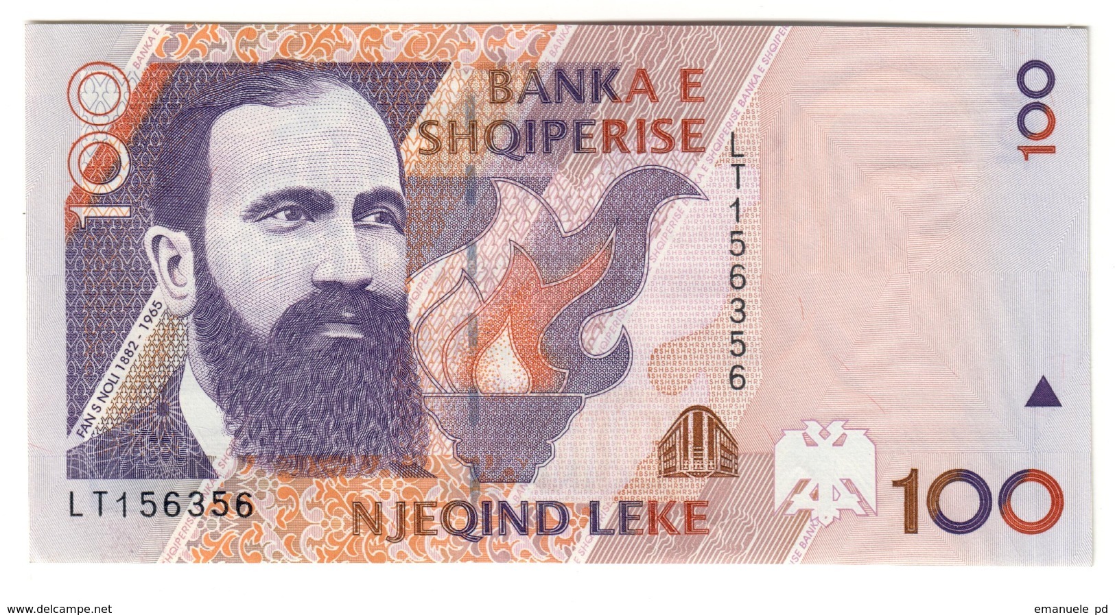 ALBANIA	100	LEKE	1996	P62	UNC			.CV. - Albania