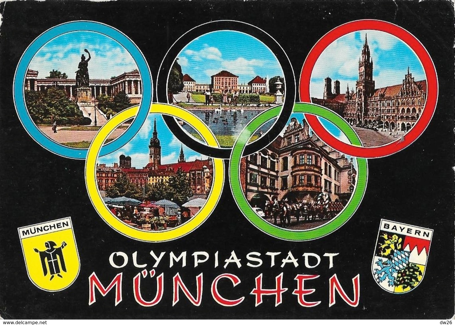 Olympiastadt München 1972 (Jeux Olympiques Munich) Multivues - Juegos Olímpicos