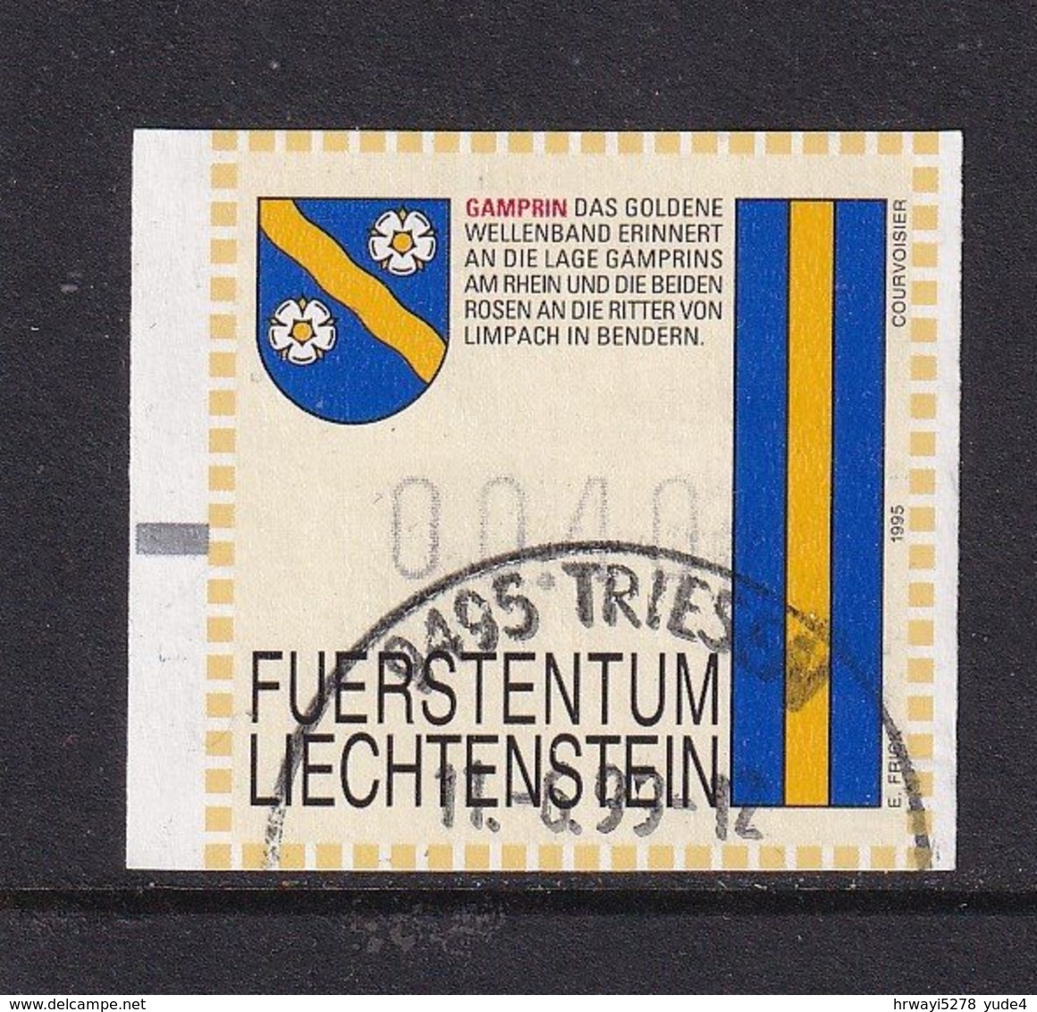 LIechtenstein 1995, Minr 8, Vfu - Gebraucht