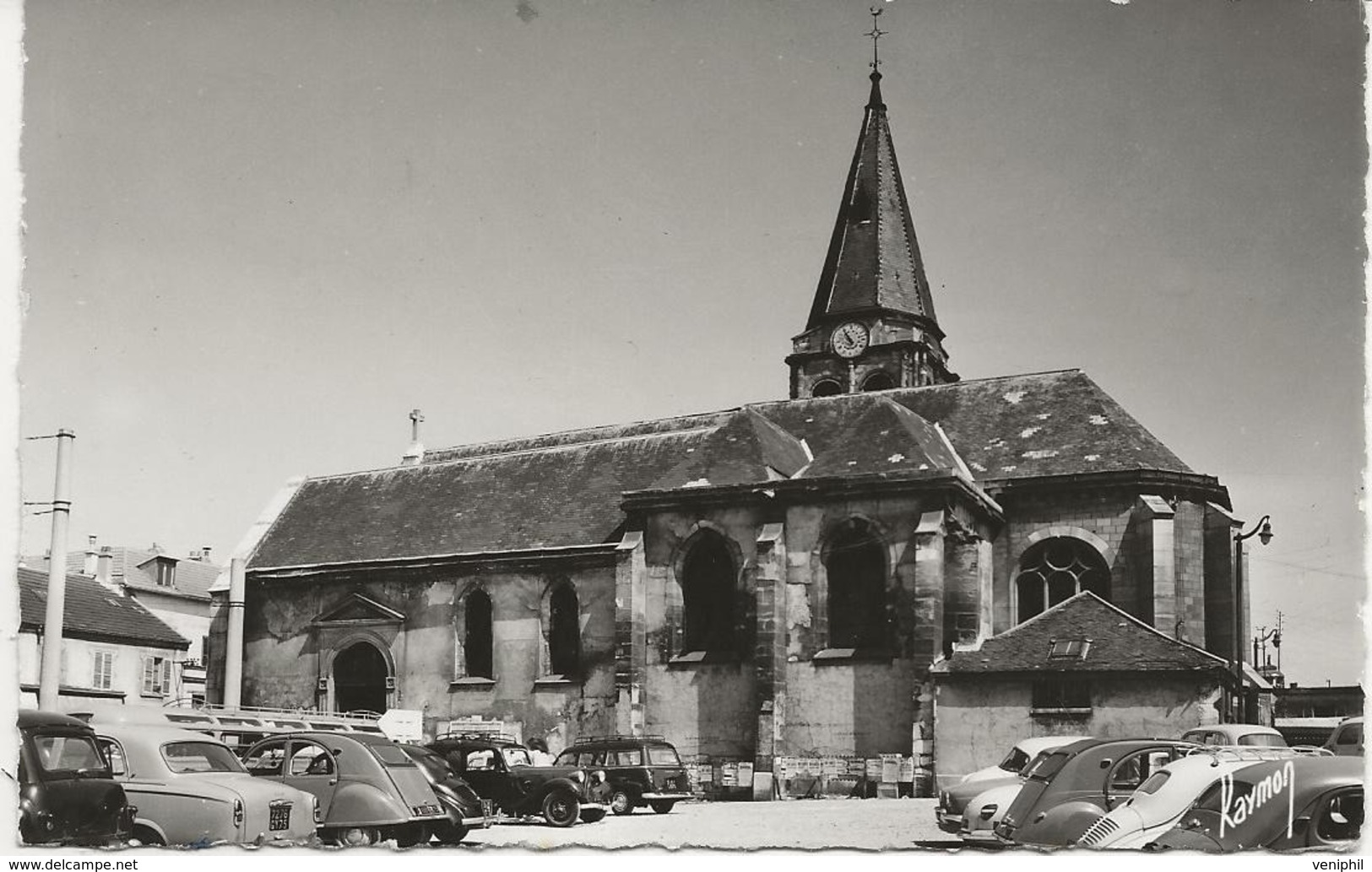 COLOMBES - HT DE SEINE - CARTE PHOTO DE 1963 - L'EGLISE - - Colombes