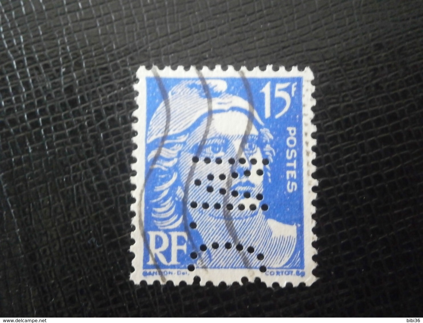 FRANCE TIMBRE GANDON 886 MC36 PERFORE PERFORES PERFIN PERFINS PERFORATION PERFORIERT LOCHUNG PERFORATI PERCE PERFO - Autres & Non Classés