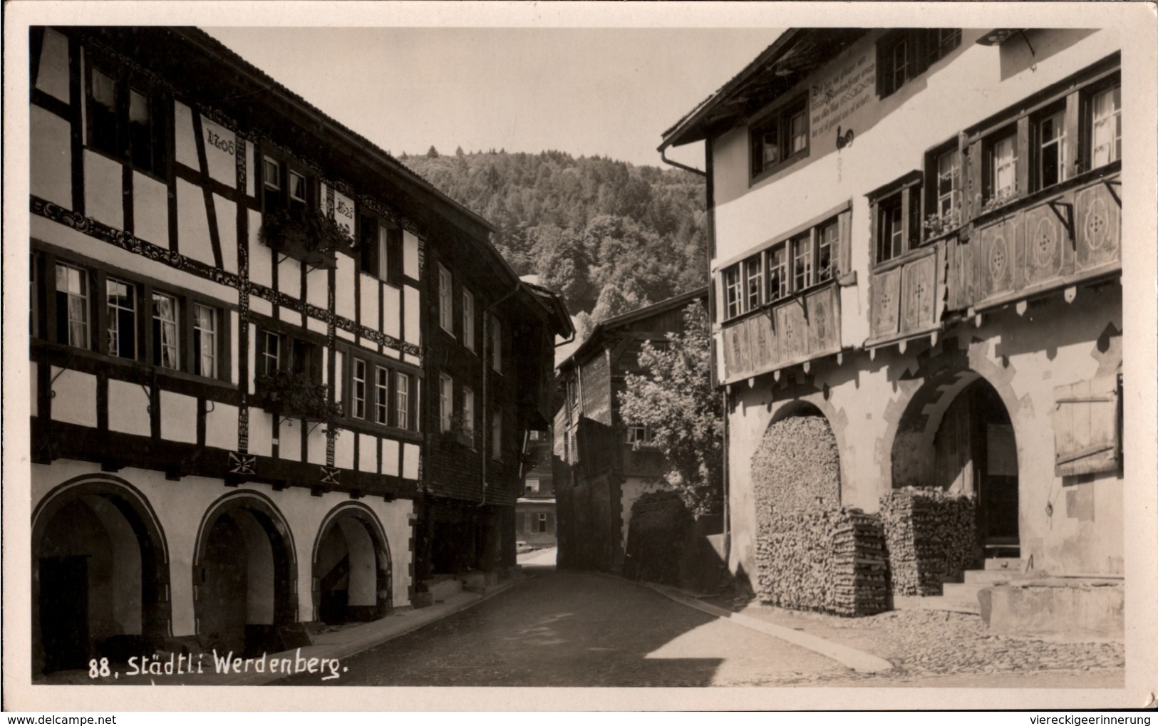 ! Alte Ansichtskarte Werdenberg , Kanton St. Gallen, Schweiz - St. Gallen