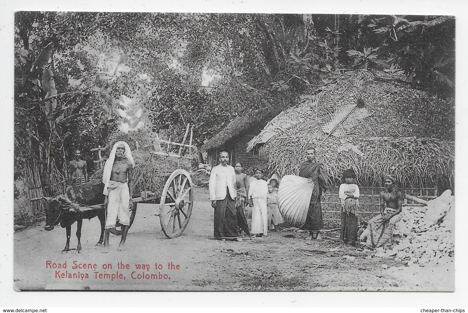 Ceylon - Road Scene On The Way To The Kelaniya Temple, Colombo. - Sri Lanka (Ceylon)