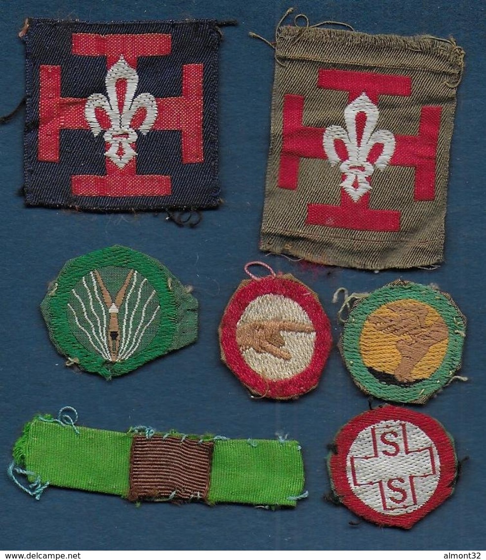 Scoutisme - Lot De 7 Insignes à Coudre - Scouting