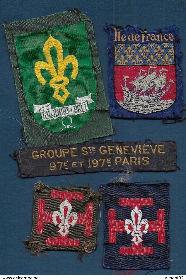 Scoutisme - Lot De 5 Insignes à Coudre - Scoutisme