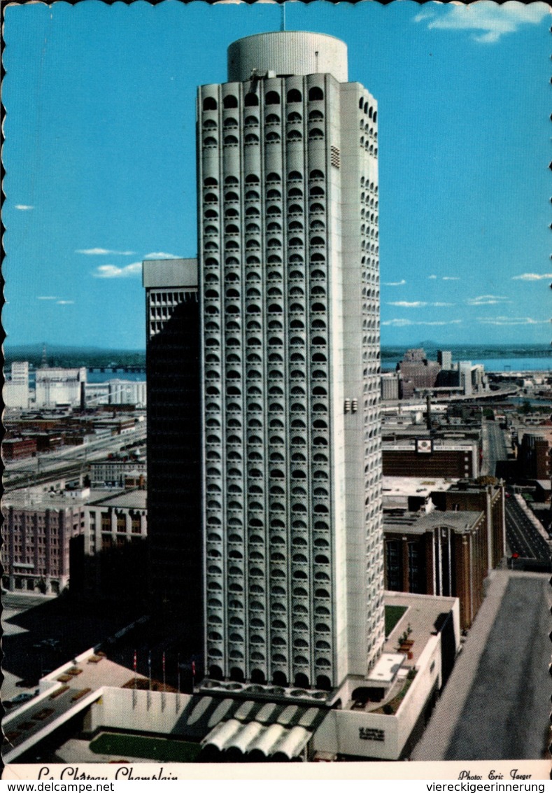 ! Moderne Ansichtskarte Montreal, Skyscaper, Le Chateau Champlain, 1984, Quebec, Kanada, Canada - Montreal