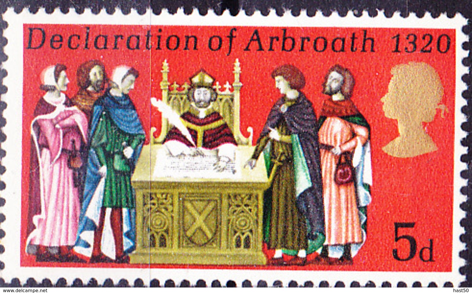 Großbritannien Great Britain Grande-Bretagne - Deklaration Von Arbroath (MiNr: 539) 1970 - Postfrisch MNH - Neufs