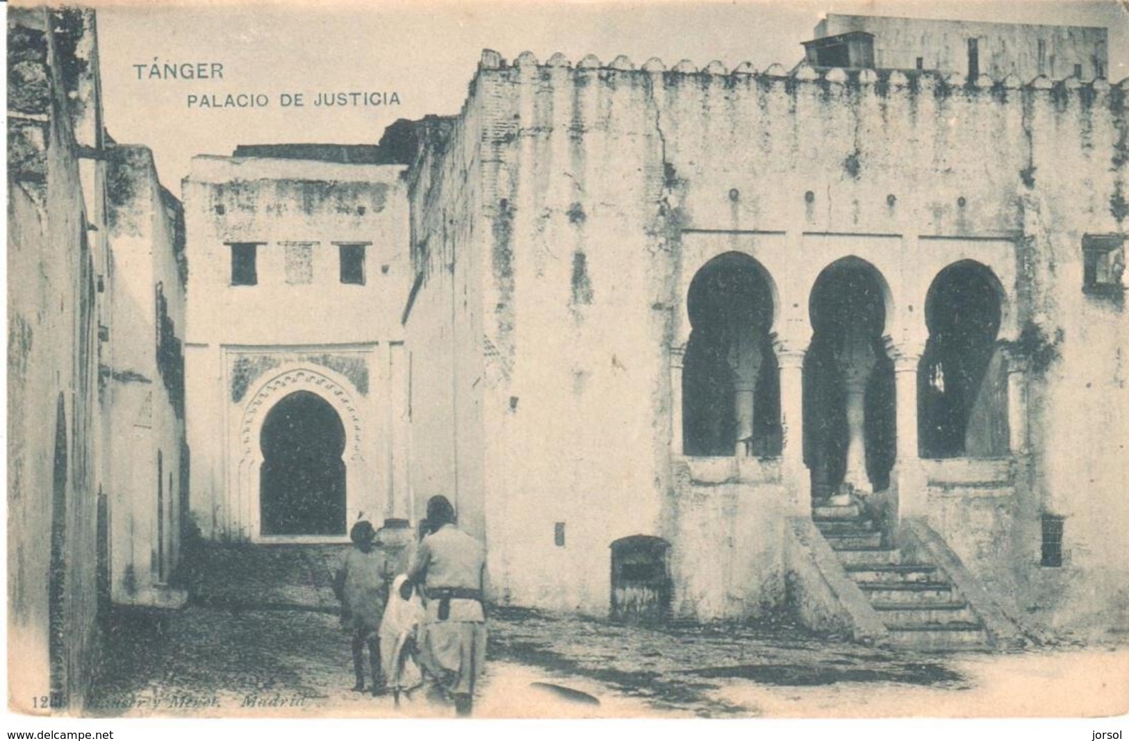 POSTAL  TANGER  .MARRUECOS  - PALACIO DE JUSTICIA - Tanger