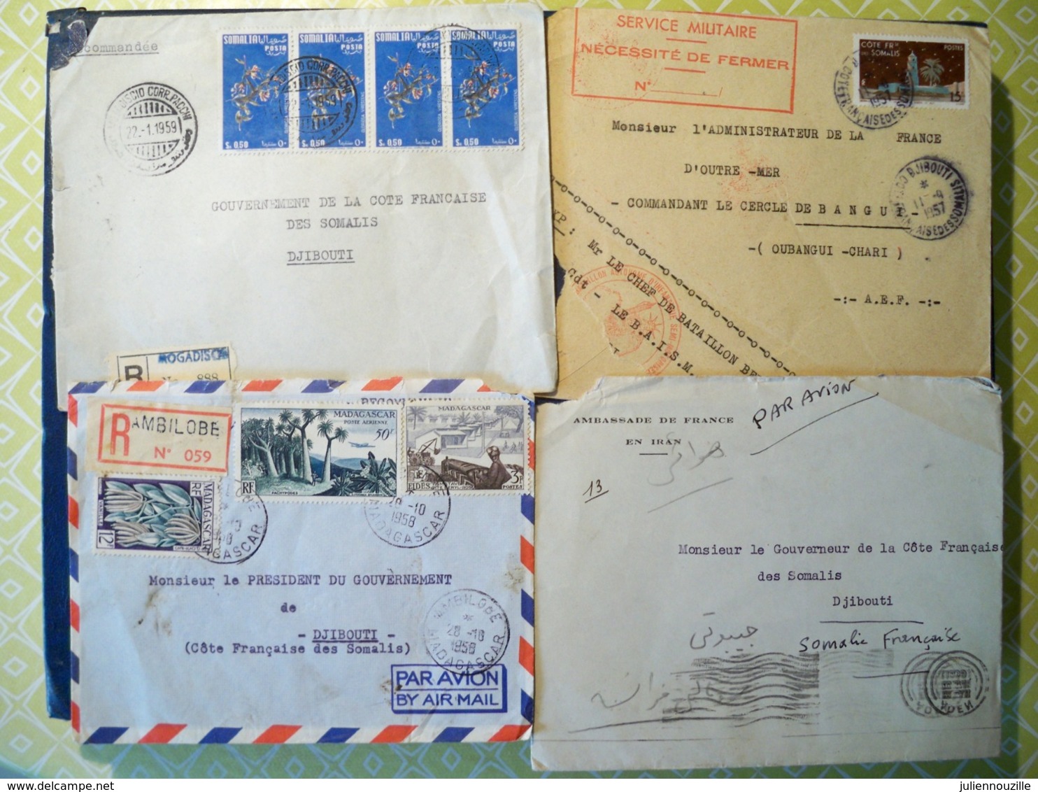 Colonies Françaises-  15 Lettres Et Cartes Timbrées Diverses Colonies - Voir Détails  Lot Très Interessant - Lots & Kiloware (max. 999 Stück)